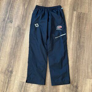 Bauer Team Apparel Hockey Warm Up Pants Carolina Hurricanes Sz XL